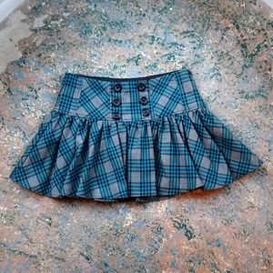 Candie's Size 5 Old School Punk Rock Circle Skirt